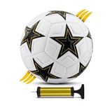 Telvesse Futbol Topu Şampiyonlar Ligi Pompalı Set Dayanıklı Sert Zemin Halı Saha Futbol Topu 341