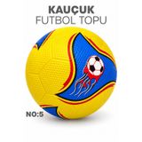 Telvesse Kauçuk Futbol Topu Yekpare Üretim Soft Karışık Renk 400 Gram No:5
