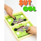 Telvesse Lastik Fırlatmalı Futbol Şut ve Gol Hızlı Sapan Masa Futbol Oyunu Çocuk Odaklanma Zeka Kutu Oyunu