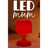 Telvesse LED Mum Iskandinav Tip Pil Dahil Dumansız Alev Ledli Yapay Dekoratif Mum Dekor Işığı Kırmızı PT427 - 1 Adet