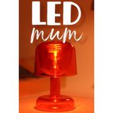Telvesse LED Mum Iskandinav Tip Pil Dahil Dumansız Alev Ledli Yapay Dekoratif Mum Dekor Işığı Kırmızı PT428 - 1 Adet