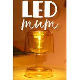 Telvesse LED Mum Iskandinav Tip Pil Dahil Dumansız Alev Ledli Yapay Dekoratif Mum Dekor Işığı Sarı PT428 - 1 Adet