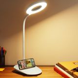 Telvesse Masa Lambası Dokunmatik 3 Renk 24 Led Telefon Standlı Kademeli Çalışma Okuma Işığı Gece Lambası Q3