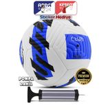Telvesse Orijinal Futbol Topu Pompa Hediyeli Sert Zemin Halı Saha Futbol Topu Hibrit Mavi No:5