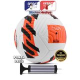 Telvesse Orijinal Futbol Topu Pompa Hediyeli Sert Zemin Halı Saha Futbol Topu Neon Kırmızı No:5