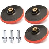 Telvesse Rodex Avuç Içi Taşlama Cırt Zımpara Tabanı + Pim Seti 115MM ( 6 Parça ) RZP115 - 115 mm
