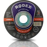 Telvesse Rodex Inox Metal Kesici Taş Disk 115 x 1 mm - Gri