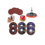 Telvesse Spiral Taşlama Cırt Zımpara Metal Kesme Tel Fırça Seti (25 Parça)