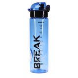 Telvesse Su Matarası Tritan Geniş Ağız Su Şişesi Break Rules Spor Matarası Suluğu BPAsız 630 mL Mavi 0102