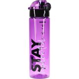 Telvesse Su Matarası Tritan Geniş Ağız Su Şişesi Stay Hydrated Spor Matarası Suluğu Bpasız 630 ml Mor 0102 - 1 Adet