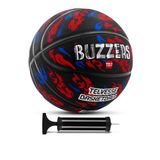 Telvesse TB-500 Buzzers Basketbol Topu Pompalı Grafiti Kauçuk Dayanıklı Deep Channel Kabartma 7 NO