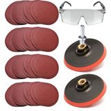 Telvesse Zımpara Seti + Matkap Aparatı + Gözlük 115 mm (40 Parça)