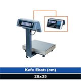Tem 28X35 30 kg 5 gr Hesaplamalı Çift Ekran Terazi (Onaylı)