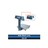 Tem 28x35 cm 60 kg 10 gr Fiyat Hesaplamalı Çift Ekran Onaylı Terazi