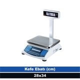 Tem Ata 30 kg 5 gr Onaylı Fiyat Hesaplamalı Terazi