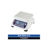 Tem Eko 30 kg 5 gr Tartım Terazisi Onaylı LCD Ekranlı 17,6x22,3 cm Kapasite İle Hassas Tartım