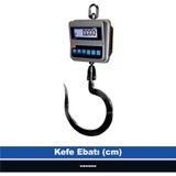 Tem TEB 300 kg 50 gr Onaylı Çengel Kancalı Tartım Baskülü