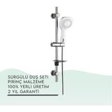 Tema 51034 Dinamik Bianco Sürgülü Duş Seti