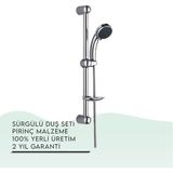 Tema 51060 Classic - Paslanmaz Sürgülü Duş Seti