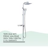 Tema 53136 Krom Hill Tetra Tepe Duş Seti
