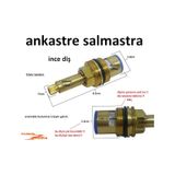Tema Ankastre İnce Diş Salmastra Taharat Musluğu İçi Aç Kapa Kısa