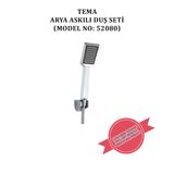Tema Arya Askılı Duş Seti (MODEL NO: 52080)