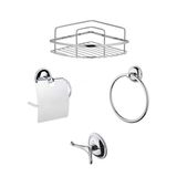 Tema Banyo Aksesuar Seti Havluluk-wc Kağıtlık-2 Li Askı-köşelik