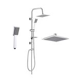 Tema Banyo Rain Quadro Krom Kaplı Tepe Duş Seti 53240 Şık Tasarım ve Yüksek Basınç Özellikleriyle