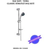 Tema Igk Yapı - Tema Classic Sürgülü Duş Seti (Model No: 51060)