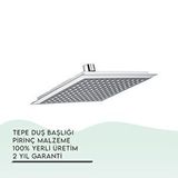 Tema Igk Yapı - Tema Quadro Tepe Duş Başlıkları (Model No: 55200)
