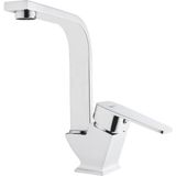Tema Kare Slim Kuğu Lavabo Bataryası - Krom
