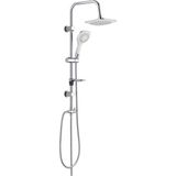 Tema Rain Bianco 5+1 Fonksiyonlu Tepe Duş Seti Krom Kaplama Şık Tasarım