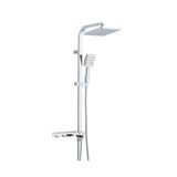 Tema Rain Hill Tetra Sürgülü Banyo Duş Takımı Seti Paslanmaz Boru