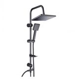 Tema Rain Plus Tetra Sürgülü Banyo Duş Takımı Seti Mat Siyah