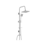 Tema Rain-Pratik 1F Kare Tepe Sürgülü Duş Seti Krom Kaplı Ergonomik Kullanım Özellikleriyle
