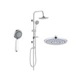 Tema Rain Tondo Sürgülü Banyo Duş Takımı Seti Paslanmaz Boru Krom