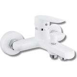 Tema Zenn Banyo Bataryası Musluk Beyaz | Tse Belgeli Paslanmaz Borulu 35 mm Kartuşlu 5 Yıl Garanti
