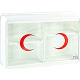 Temalı Konsept Küçük Ecza Dolabı Plastik - Beyaz - 35 x 50 x 10 cm