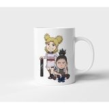 Temari Shikamaru Naruto Anime Tasarım Kupa - Hediyelik Kupa - Baskılı Kupa - 001 - Beyaz - 300 ml