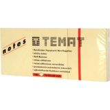 Temat 3x50x40 mm 100 Yaprak 3'lü Yapışkanlı Not Kağıdı
