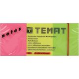 Temat 3x50x40 Yapışkanlı Not Kağıdı 80 Yaprak 3 Renk
