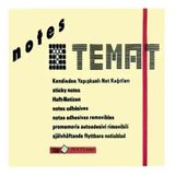 Temat 75 X 75 mm Pastel Sarı Postit - Yapışkanlı Kağıt