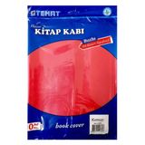 Temat Kırmızı 10'lu Tek Kenarı Yapışkanlı Kitap Kabı
