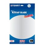 Temat Mavi 10'lu Tek Kenarı Yapışkanlı Kitap Kabı