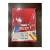 Temat Pvc A4 Cilt Kapağı 210 mm x 297 mm 100'lü Paket Kırmızı