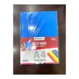 Temat PVC A4 CİLT KAPAĞI 210 mm x 297 mm 100'LÜ PAKET MAVİ