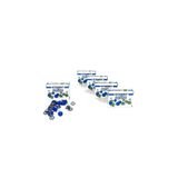 Temat Renkli Raptiye Mavi (Pvc Kaplı) 5 Paket (150 Adet)