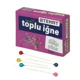 Temat Renkli Toplu İğne 25Mm 25Li - 3 Kutu