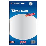 Temat Tek Kenarı Yapışkanlı 10'lu Şeffaf Hazır Kitap Kabı