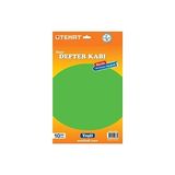 Temat Tek Kenarı Yapışkanlı Defter Kabı Mavi - 41 Delft Blue